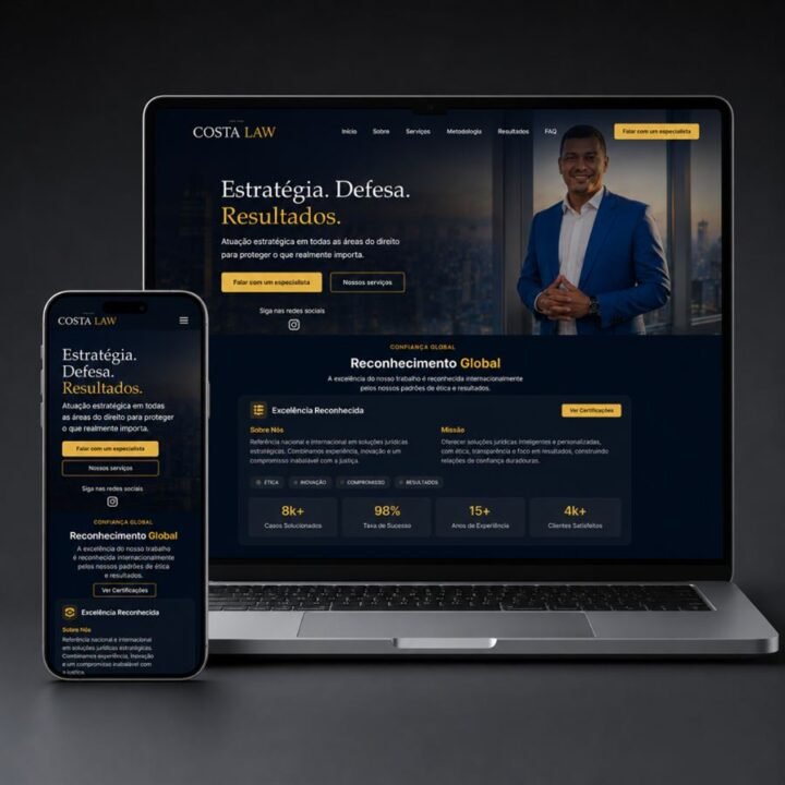Criacao de websites pela COSMOS